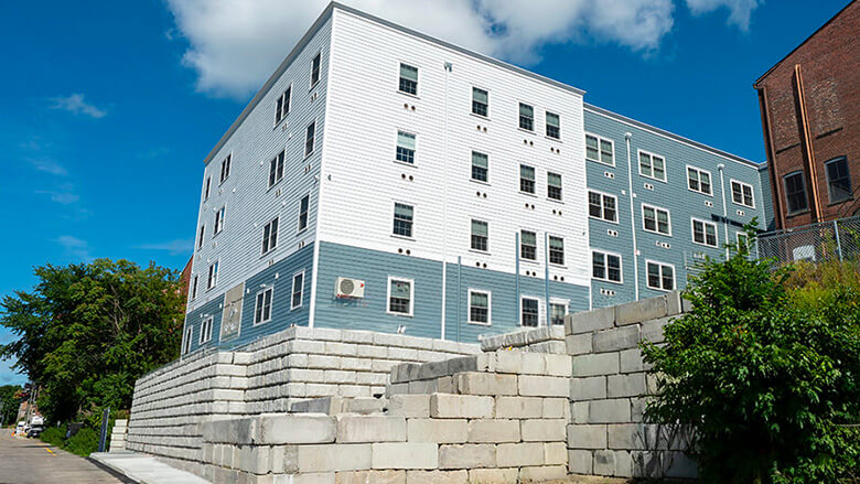 Multi-family residential building in Willimantic, Connecticut