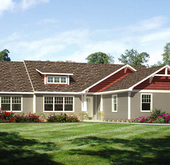 The Hudson Craftsman Style Home by Westchester Modular Homes