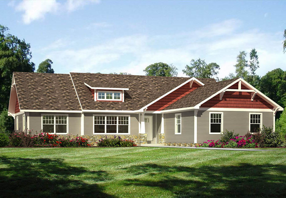 The Hudson Craftsman Style Home by Westchester Modular Homes