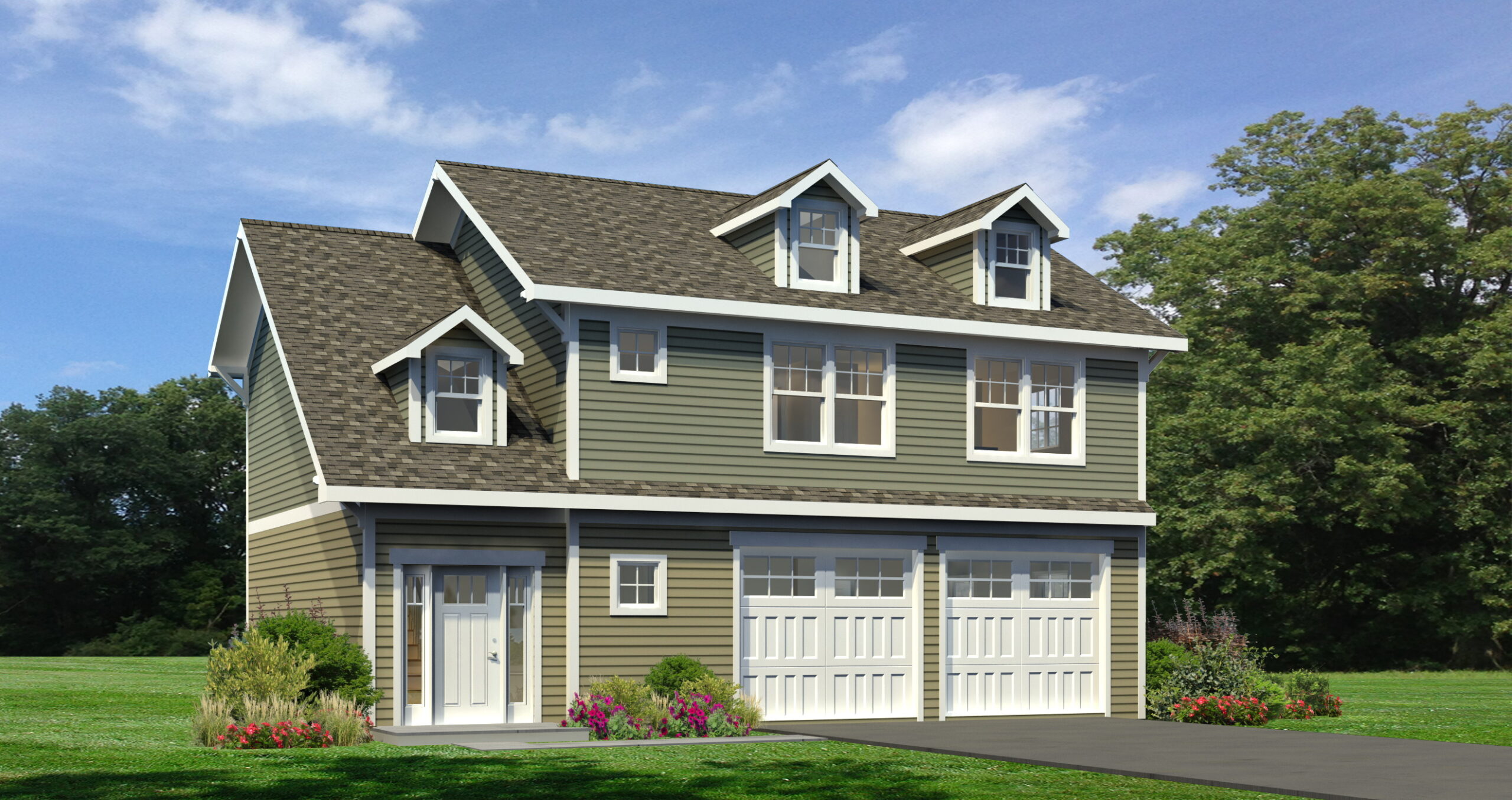 The Chesapeake Carriage Home by Westchester Modular Homes