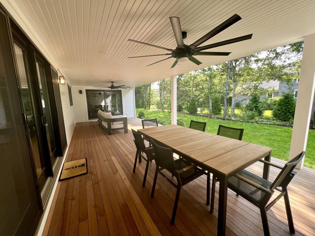 modular home patio