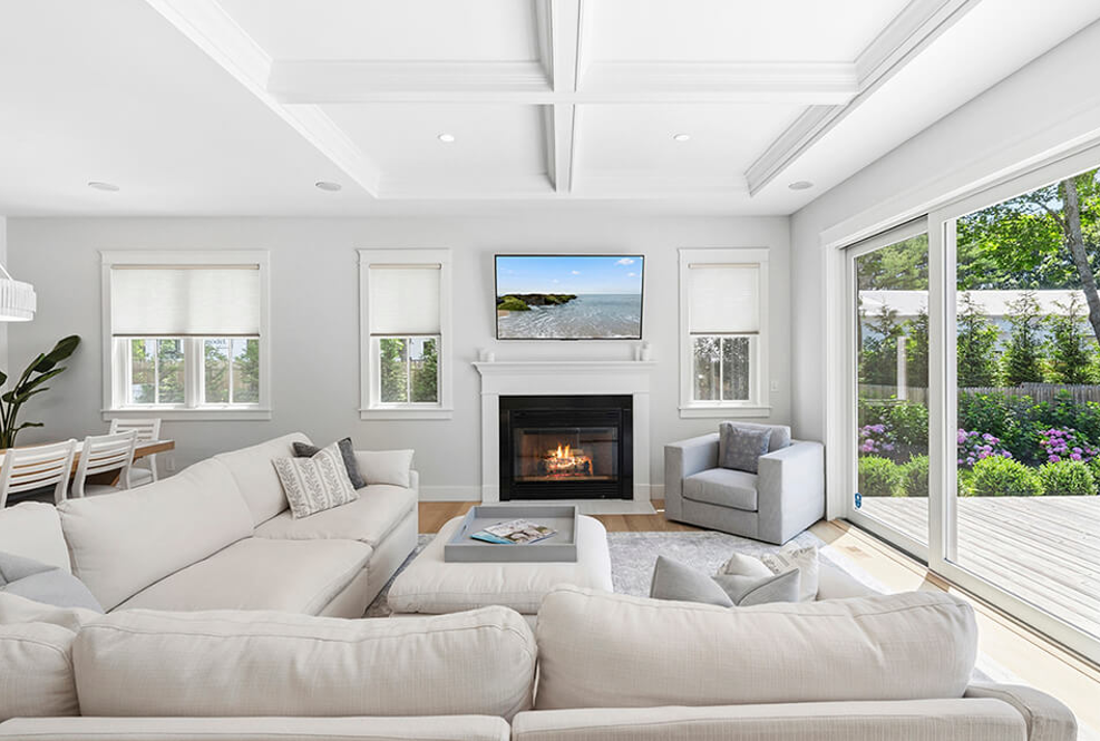 Living room modular home concept