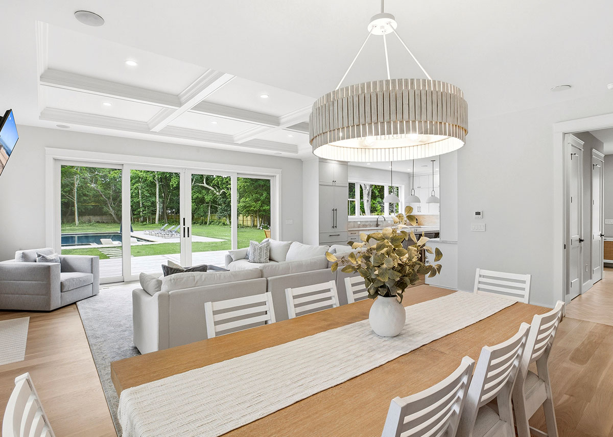 Westhampton02_Second_Shoot_13 Dining area - 2nd angle - Westhampton Custom Model Home - Modular Luxury