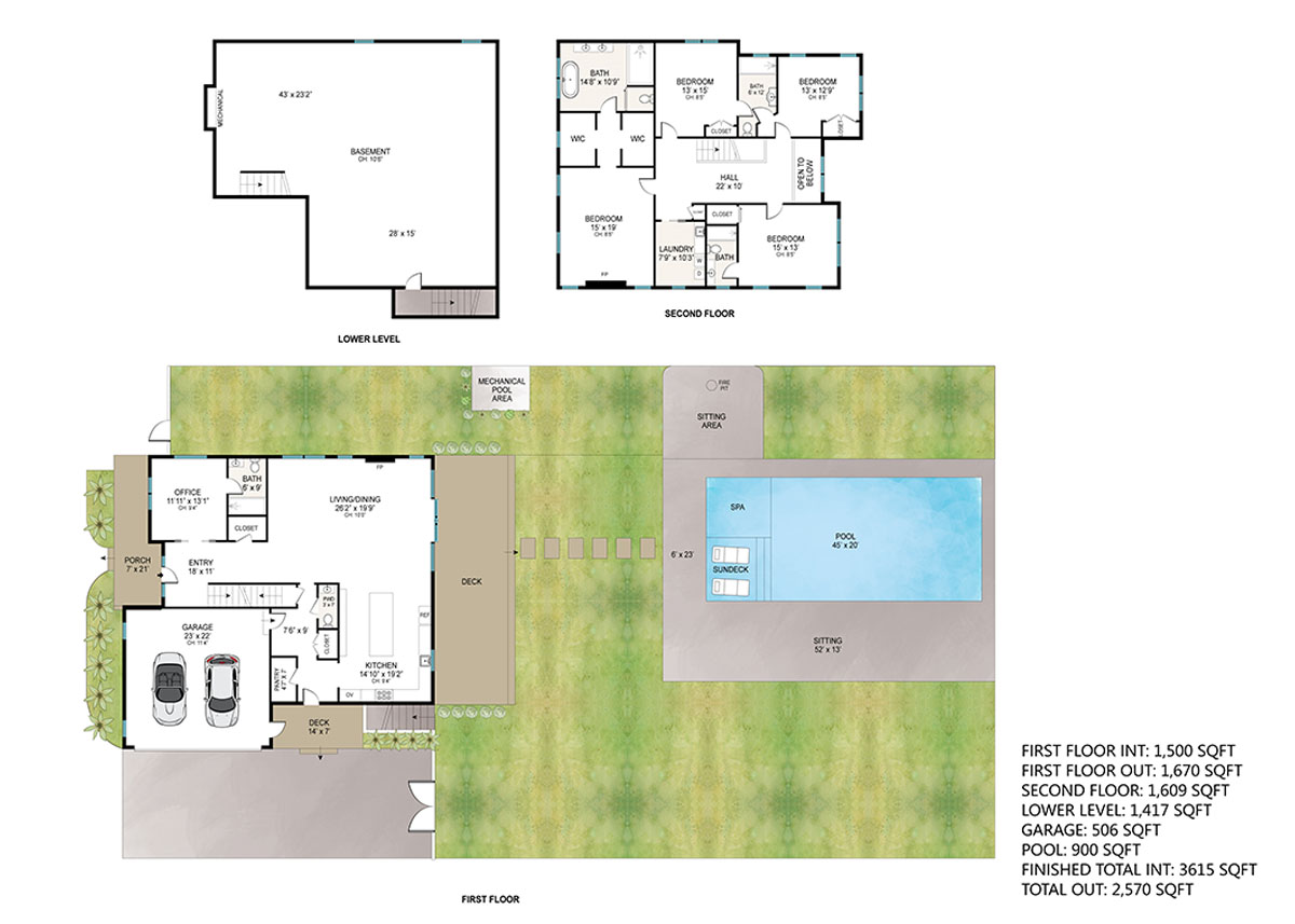 Westhampton17 Lot & Floorplan - Westhampton Custom Model Home - Modular Luxury