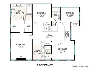 Westhampton18_Second_Level Second floor - Westhampton Custom Model Home - Modular Luxury